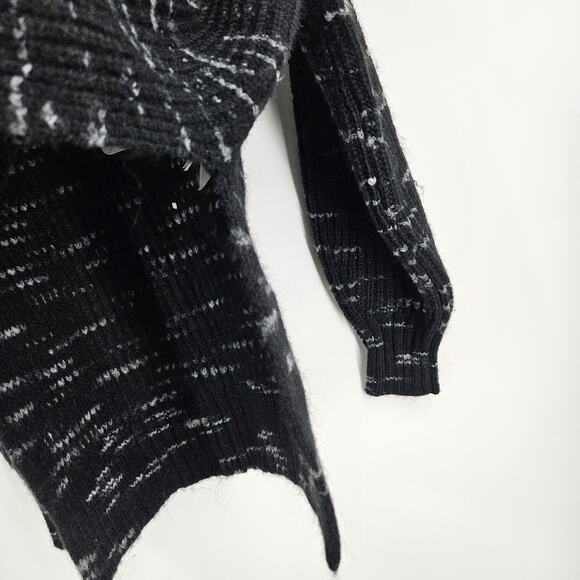 Varley Anthropologie Marlena Sweater Black Knit Turtleneck Long Sleeve NWT Sz XS - Picture 4 of 10